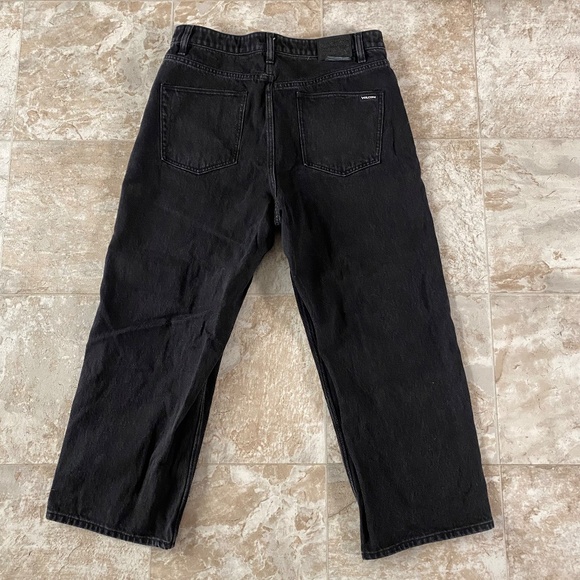 Volcom Size 32 WEELLOW Black Loose fit Baggy Jeans Y2K Grunge Relaxed - Picture 11 of 11